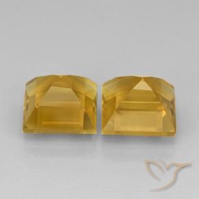 Shop natural 5.00ct Doré foncé Citrine gems, Carré, from Brésil at GemSelect. In stock, global shipping!