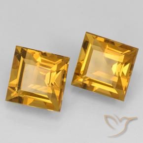 Shop natural 5.20ct Doré foncé Citrine gems, Carré, from Brésil at GemSelect. In stock, global shipping!