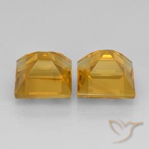 Shop natural 4.91ct Orange doré profond Citrine gems, Carré, from Brésil at GemSelect. In stock, global shipping!