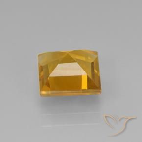 Citrine Or orange foncé naturelle Carré, 1.78 ct, VVS-VS