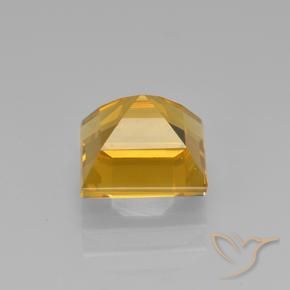 Citrine Doré foncé naturelle Carré, 2.14 ct, VVS