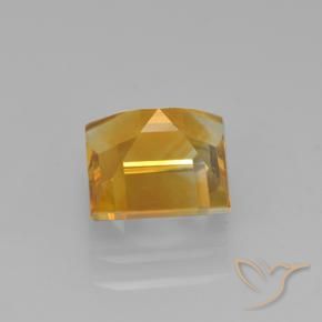 Citrine Doré foncé naturelle Carré, 1.91 ct, VVS-VS