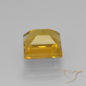 Citrine Orange Doré naturelle Carré, 2.27 ct, VVS