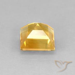 Citrine Doré vif naturelle Carré, 2.15 ct, VVS-VS