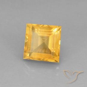 Citrine Doré vif naturelle Carré, 2.27 ct, VVS-VS