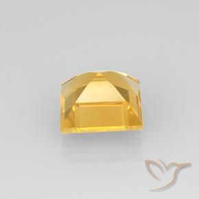 Citrine Doré vif naturelle Carré, 2.04 ct, VVS-VS
