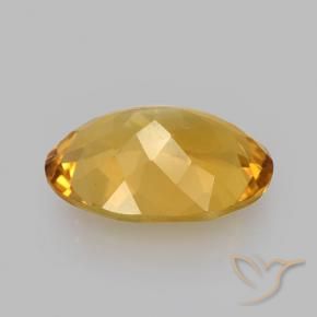 Citrine Doré profond naturelle ovale, 10.63 ct, VVS