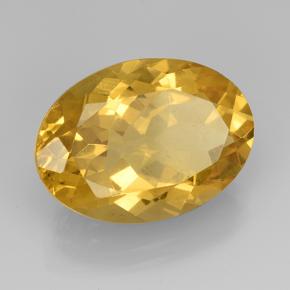 Citrine Doré moyen naturelle Coupe ovale, 10.78 ct, VVS