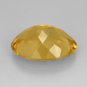 Citrine Doré moyen naturelle Coupe ovale, 10.78 ct, VVS