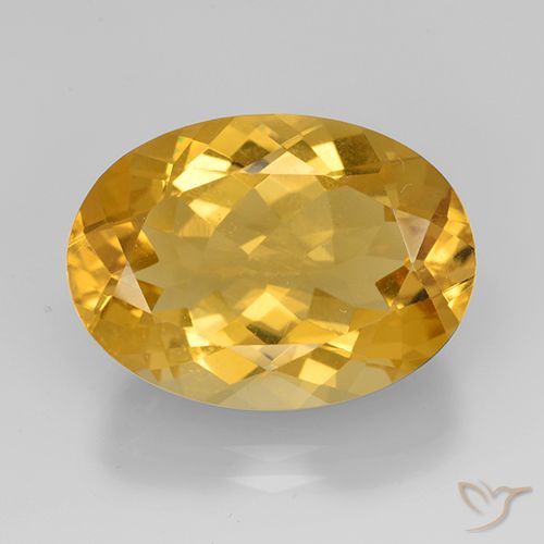 Citrine Doré moyen naturelle ovale, 10.57 ct, VVS-VS