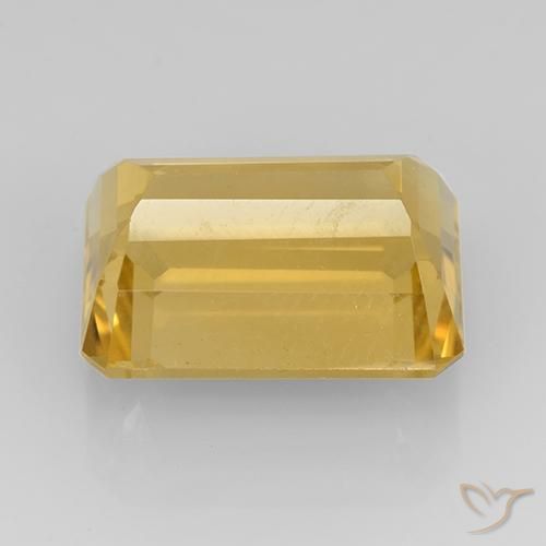 Citrine Or moyen naturelle Octogone / coupe Émeraude, 8.50 ct, VVS