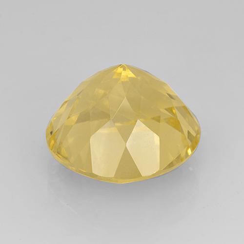 Citrine Jaune doré naturelle Coupe roude, 8.05 ct, VVS