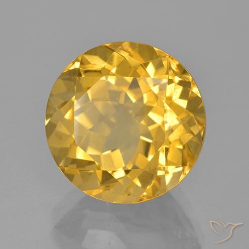 Citrine Doré vif naturelle Tour, 8.02 ct, VVS-VS