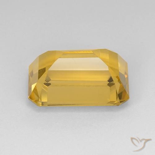 Citrine Or moyen naturelle Octogone / coupe Émeraude, 7.73 ct, VVS