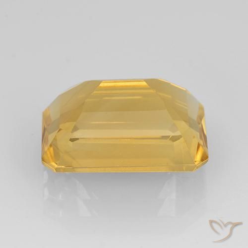 Citrine Doré vif naturelle Octogone / coupe Émeraude, 7.37 ct, VVS