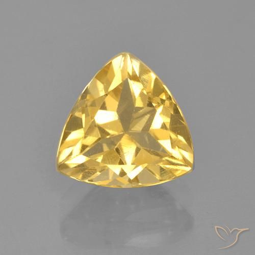 Citrine Or moyen naturelle Trillion, 2.19 ct, VS