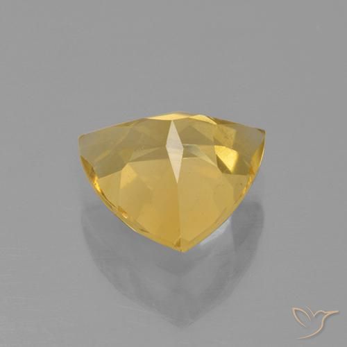 Citrine Doré vif naturelle Trillion, 2.08 ct, VS
