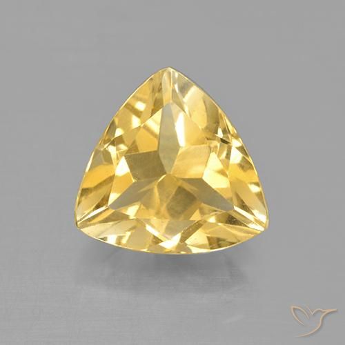 Citrine Or moyen naturelle Trillion, 2.03 ct, VS