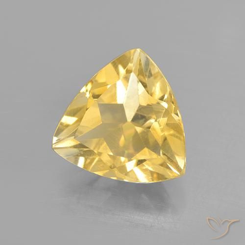 Citrine Or moyen naturelle Trillion, 2.03 ct, VS