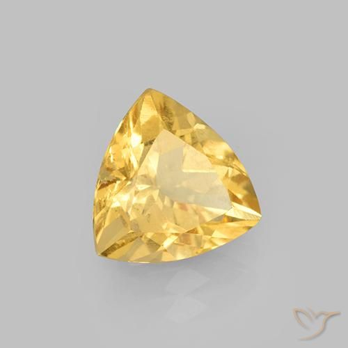Citrine Or naturelle Trillion, 2.18 ct, VS