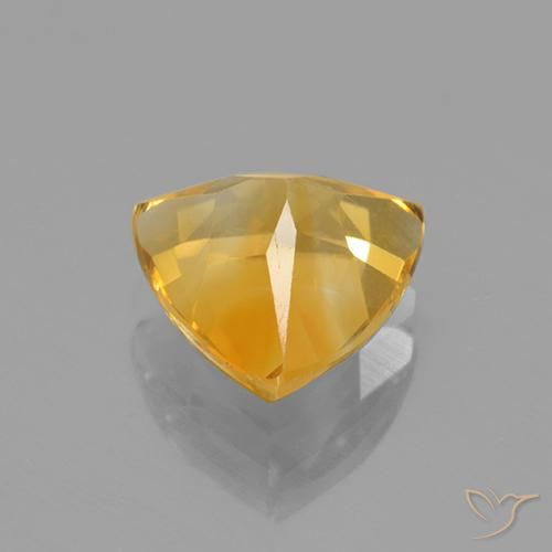 Citrine Doré foncé naturelle Trillion, 2.18 ct, VVS