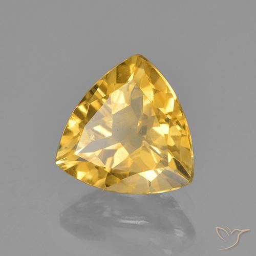 Citrine Doré naturelle Trillion, 1.95 ct, VVS-VS
