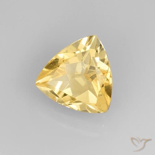 Citrine Or naturelle Trillion, 2.14 ct, VVS-VS