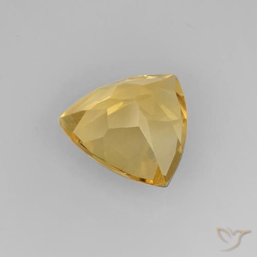 Citrine Or naturelle Trillion, 2.14 ct, VVS-VS