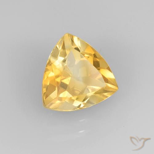 Citrine Or moyen naturelle Trillion, 2.28 ct, VVS-VS