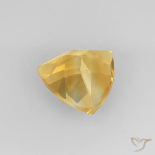 Citrine Or moyen naturelle Trillion, 2.28 ct, VVS-VS