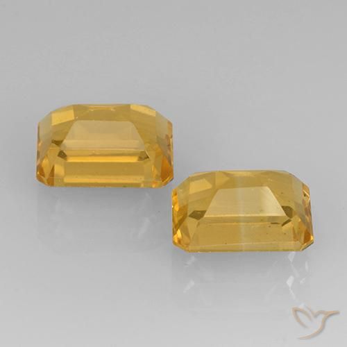Shop natural 3.32ct Doré vif Citrine gems, Octogone / coupe Émeraude, from Brésil at GemSelect. In stock, global shipping!