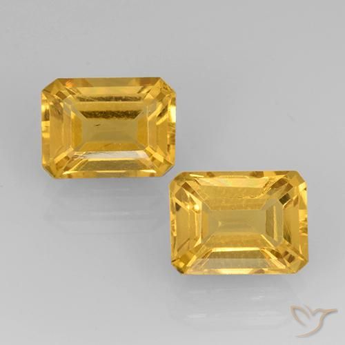 Shop natural 3.24ct Doré Citrine gems, Octogone / coupe Émeraude, from Brésil at GemSelect. In stock, global shipping!