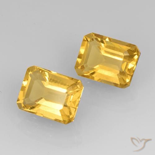 Shop natural 3.24ct Doré Citrine gems, Octogone / coupe Émeraude, from Brésil at GemSelect. In stock, global shipping!