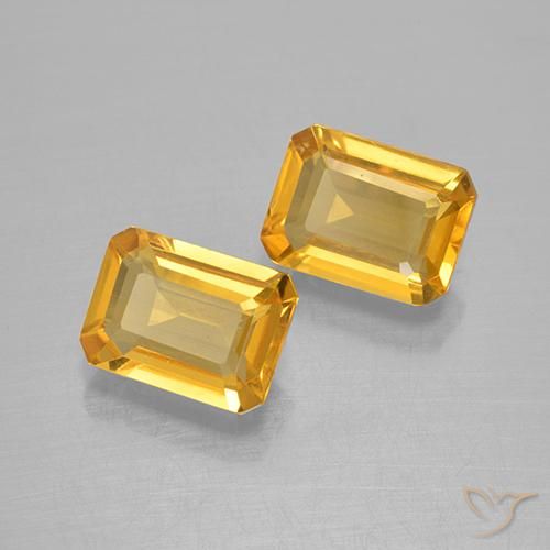 Shop natural 2.54ct Doré foncé Citrine gems, Octogone / coupe Émeraude, from Brésil at GemSelect. In stock, global shipping!