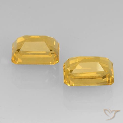 Shop natural 3.44ct Doré moyen Citrine gems, Octogone / coupe Émeraude, from Brésil at GemSelect. In stock, global shipping!