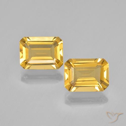 Shop natural 2.72ct Doré vif Citrine gems, Octogone / coupe Émeraude, from Brésil at GemSelect. In stock, global shipping!