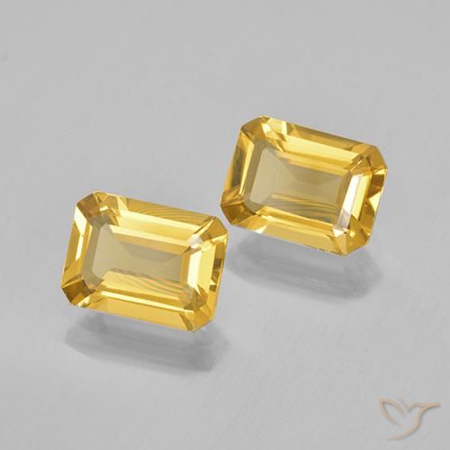 Shop natural 2.72ct Doré vif Citrine gems, Octogone / coupe Émeraude, from Brésil at GemSelect. In stock, global shipping!