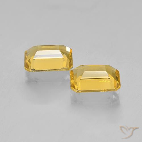 Shop natural 2.72ct Doré vif Citrine gems, Octogone / coupe Émeraude, from Brésil at GemSelect. In stock, global shipping!