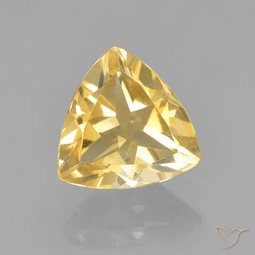 Citrine Doré naturelle Trillion, 2.03 ct, VS