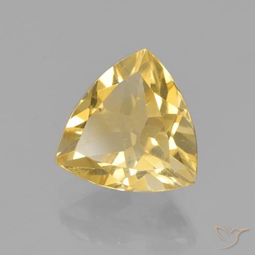 Citrine Doré naturelle Trillion, 2.03 ct, VS