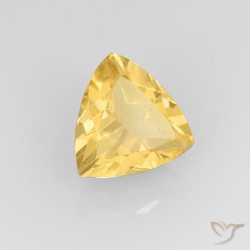 Citrine Or moyen naturelle Trillion, 1.88 ct, VVS-VS