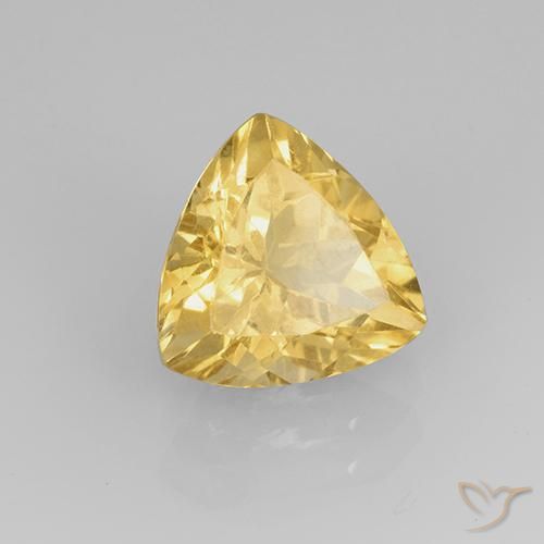 Citrine Or moyen naturelle Trillion, 2.33 ct, VVS-VS