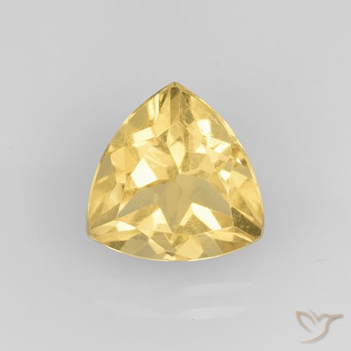 Citrine Or moyen naturelle Trillion, 2.26 ct, VVS-VS