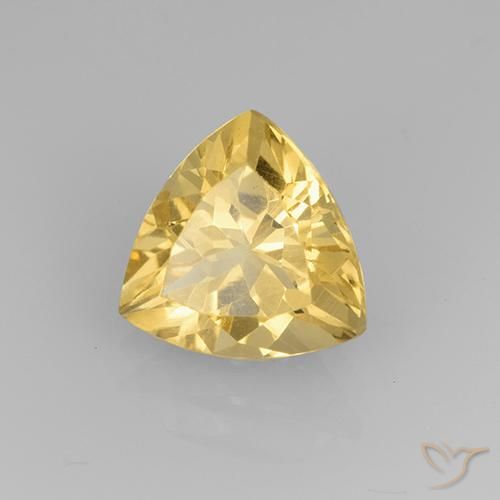 Citrine Or naturelle Trillion, 2.17 ct, VVS-VS