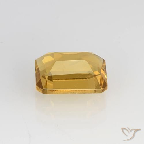 Citrine Or moyen naturelle Octogone / coupe Émeraude, 1.63 ct, VVS-VS