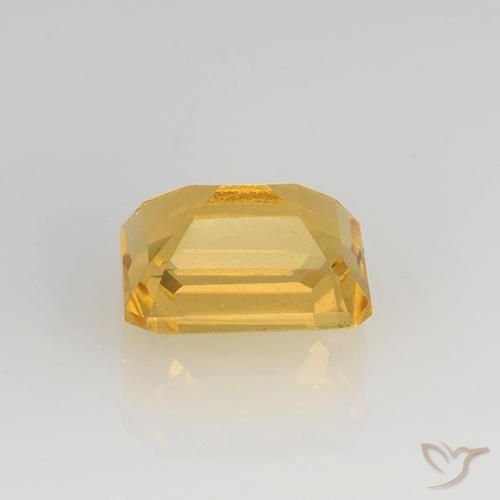 Citrine Doré vif naturelle Octogone / coupe Émeraude, 1.68 ct, VVS-VS