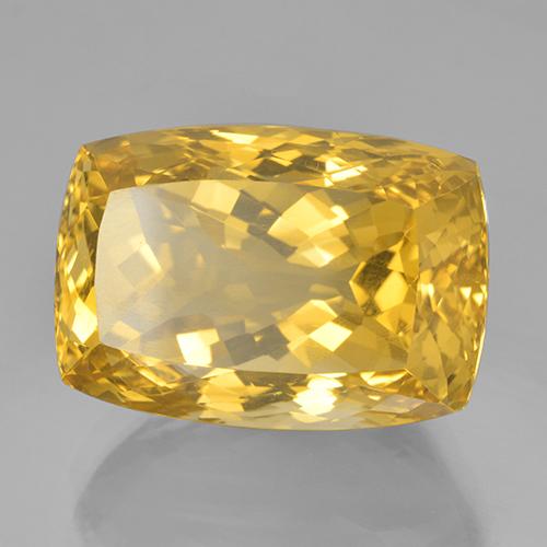 Citrine Jaune doré naturelle Coupe coussin, 26.34 ct, VVS