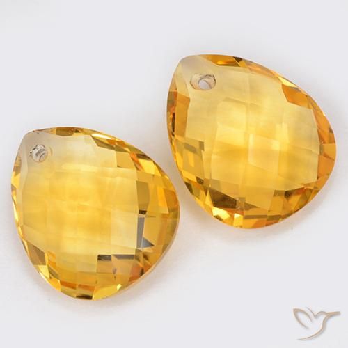 Shop natural 7.00ct Doré foncé Citrine gems, En forme de poire, from Brésil at GemSelect. In stock, global shipping!