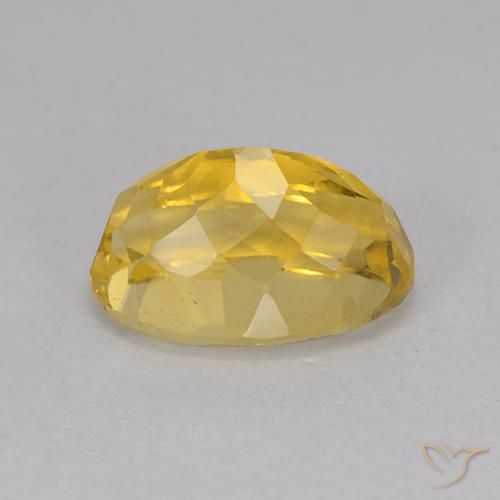 Citrine Orange Doré naturelle ovale, 3.20 ct, VS