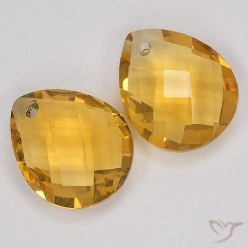 Shop natural 6.77ct Orange doré profond Citrine gems, En forme de poire, from Brésil at GemSelect. In stock, global shipping!
